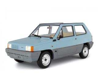 Fiat Panda 30 1980 - Azzurro Bahia Azzurro Bahia Laudoracing 1:18 Resinemodell (Türen, Motorhaube... nicht zu öffnen!)